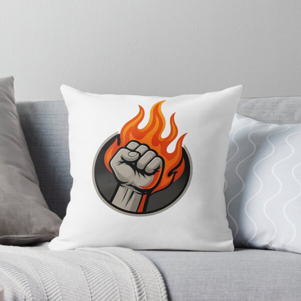 Item preview, Strong fist in flames designed and sold by Phanteom.