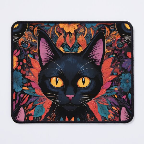 Item preview, Black Cat Pattern Design designed and sold by Erlin Rudho.