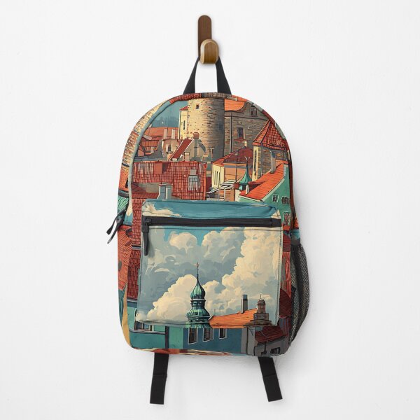 Item preview, Białystok Poland Poster – Vintage Cityscape Art Print designed and sold by TuncGK.