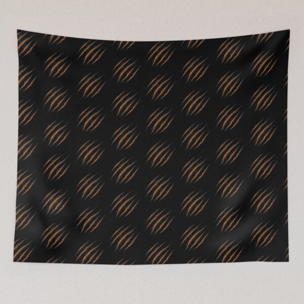 Item preview, Big Tiger Scratch Marks Dark Yellow 5 Claws designed and sold by Innercosmic.