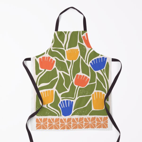 Item preview, Vibrant folk art floral pattern designed and sold by BLITZNBLING.