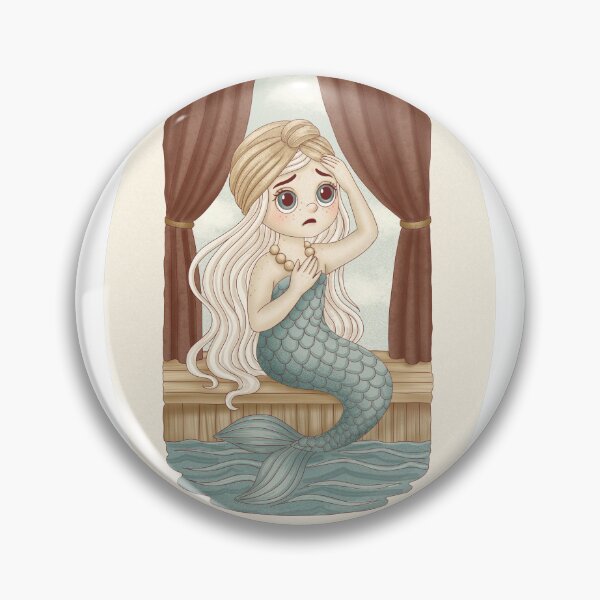 Item preview, Cute Little Drama Queen Mermaid designed and sold by TasiaZenzura.