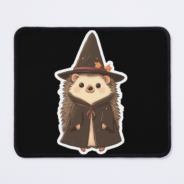 Item preview, Charming Witchy Hedgehog designed and sold by bapupa.