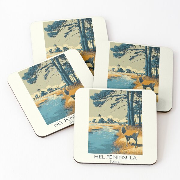Item preview, Hel Peninsula Poster – Seaside Poland in Retro Style designed and sold by TuncGK.