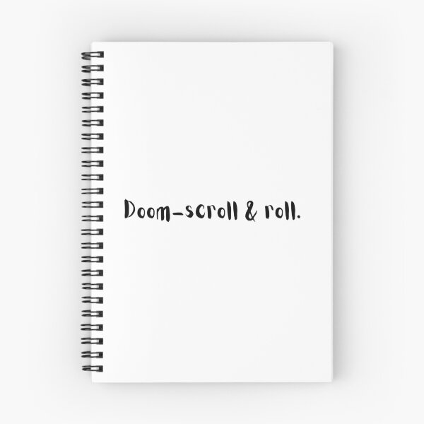 Item preview, Doom-Scroll & Roll – Gen Z Humor Quote for the Chronically Online designed and sold by holaitssher.