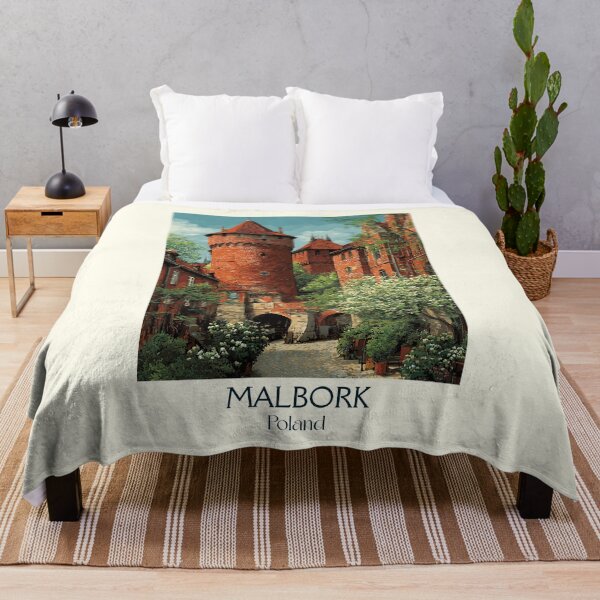 Item preview, Malbork Castle Poster – Teutonic Fortress in Vintage Style designed and sold by TuncGK.