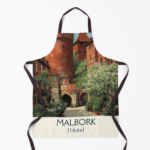 Item preview, Malbork Castle Poster – Teutonic Fortress in Vintage Style designed and sold by TuncGK.