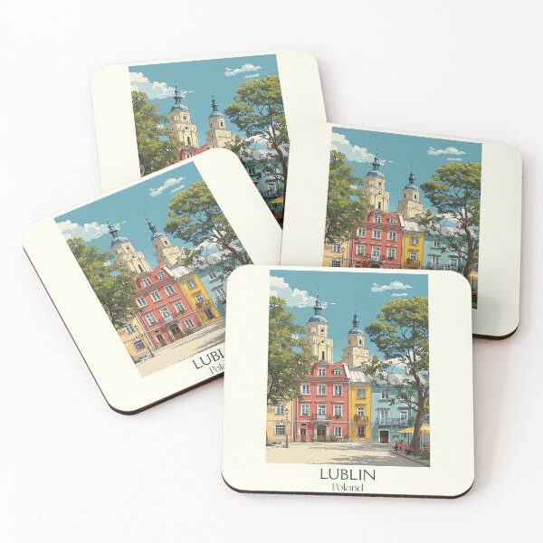 Item preview, Lublin Poster – Eastern Poland Heritage City Art designed and sold by TuncGK.
