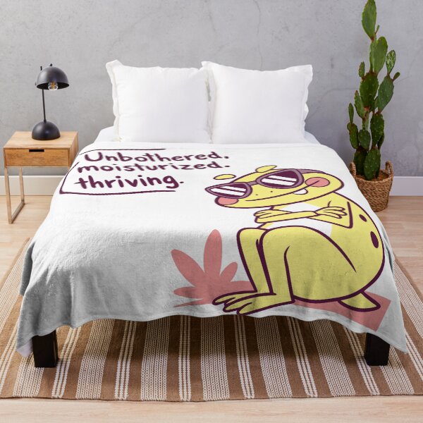 Item preview, Unbothered Frog – Funny Cool Frog Attitude designed and sold by hakobyans.