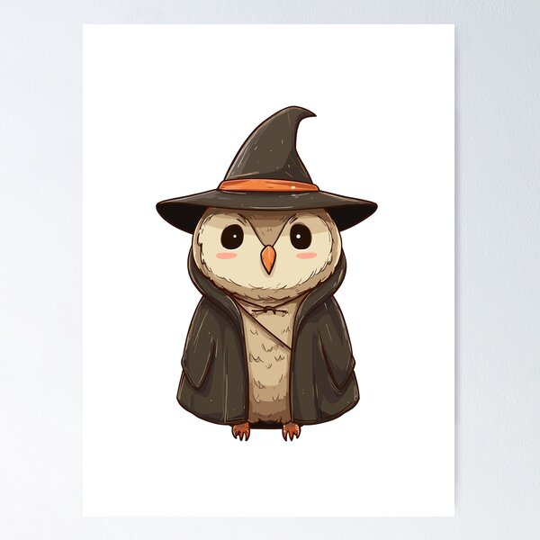 Item preview, Charming Witchy Owl designed and sold by bapupa.