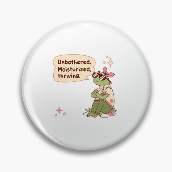 Item preview, Unbothered Frog – Funny Cool Frog Attitude designed and sold by hakobyans.