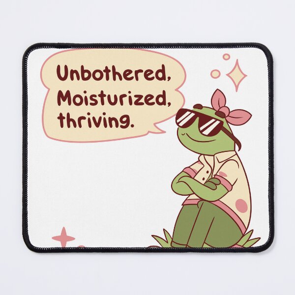 Item preview, Unbothered Frog – Funny Cool Frog Attitude designed and sold by hakobyans.
