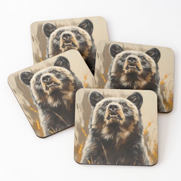 Item preview, Stunning Bear Painting for Home & Office designed and sold by LazyOwlStore.