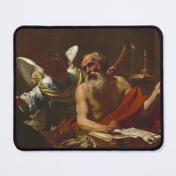 Item preview, St. Jerome And Angel designed and sold by BeatPoet.