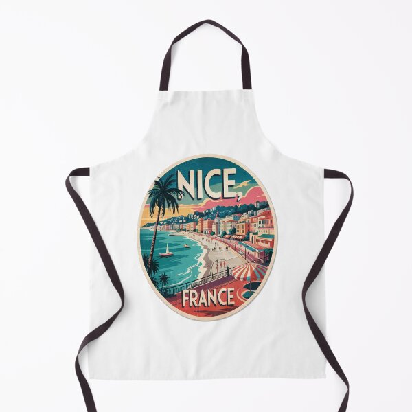 Item preview, Nice France Retro French Riviera Travel Sticker designed and sold by stickercuffs.