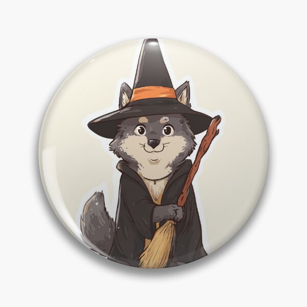 Item preview, Charming Witchy Wolf designed and sold by bapupa.