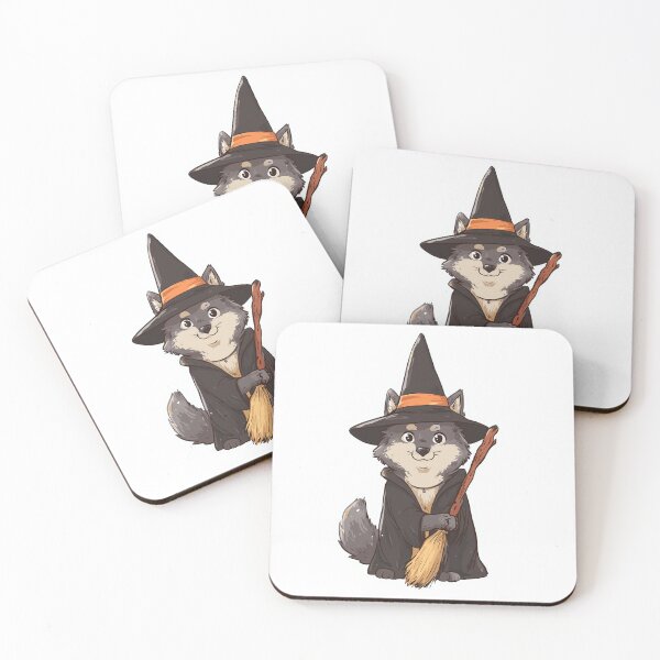 Item preview, Charming Witchy Wolf designed and sold by bapupa.