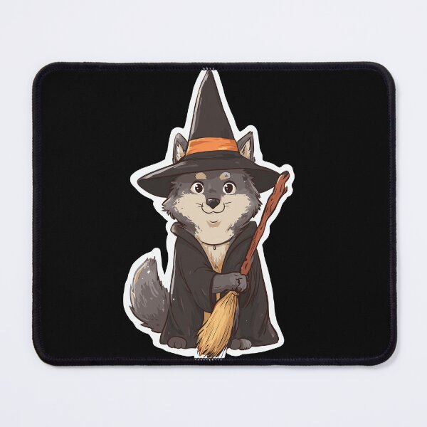 Item preview, Charming Witchy Wolf designed and sold by bapupa.