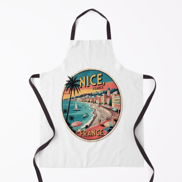 Item preview, Nice France Retro French Riviera Travel Sticker designed and sold by stickercuffs.