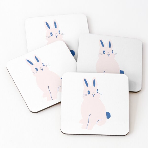 Item preview, Cute folk white rabbit designed and sold by Luamor.