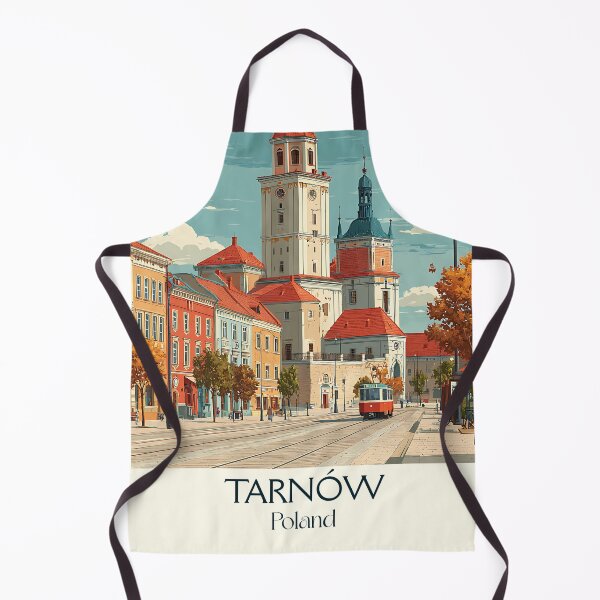 Item preview, Tarnów Poster – Retro Polish City in Historic Town Style designed and sold by TuncGK.