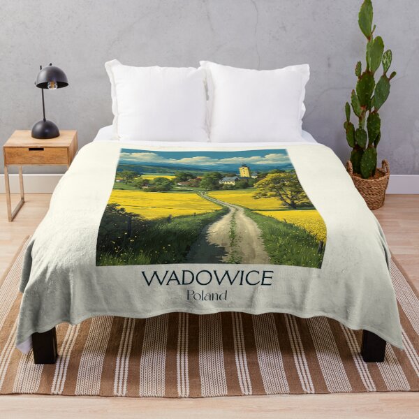 Item preview, Wadowice Poster – Polish Countryside & Papal Hometown in Retro Style designed and sold by TuncGK.