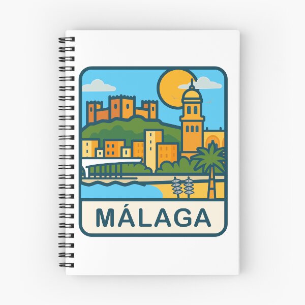 Item preview, Malaga Emblem – Retro Logo designed and sold by MDGK.