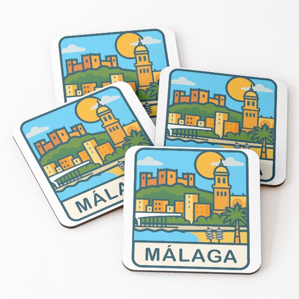 Item preview, Malaga Emblem – Retro Logo designed and sold by MDGK.
