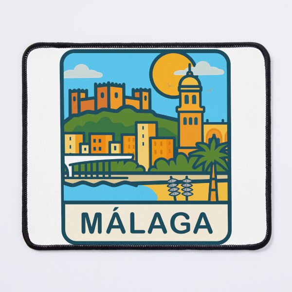 Item preview, Malaga Emblem – Retro Logo designed and sold by MDGK.