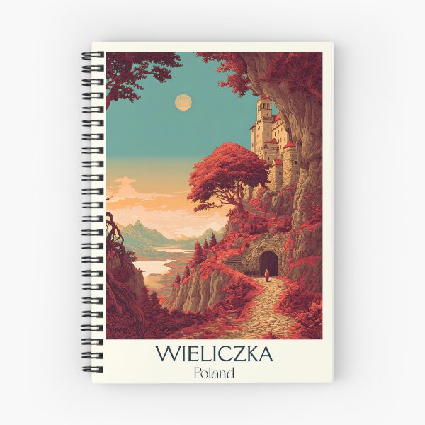 Item preview, Wieliczka Salt Mine Poster – Underground Wonders in Retro Style designed and sold by TuncGK.