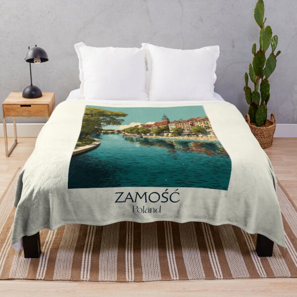 Item preview, Zamość Poster – Renaissance Pearl of Poland in Retro City Art designed and sold by TuncGK.