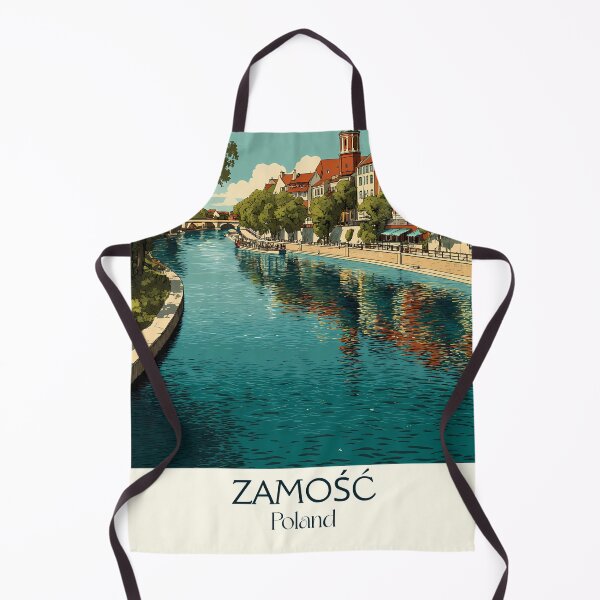 Item preview, Zamość Poster – Renaissance Pearl of Poland in Retro City Art designed and sold by TuncGK.