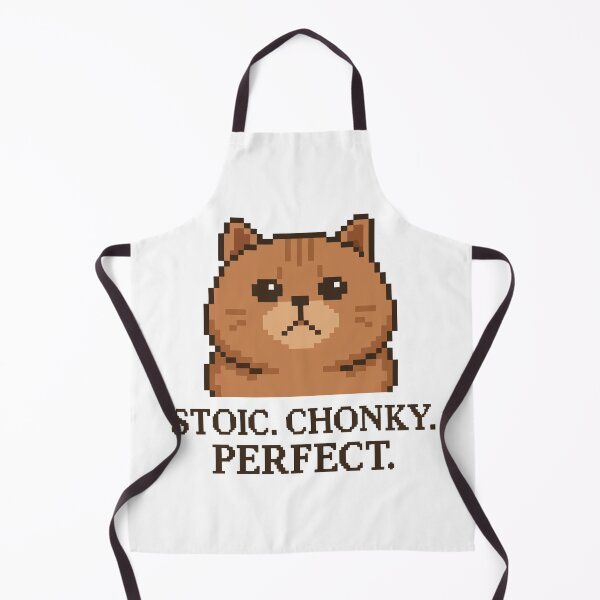 Item preview, Stoic. Chonky. Perfect. – British Shorthair Pixel Cat designed and sold by NaturePixel.