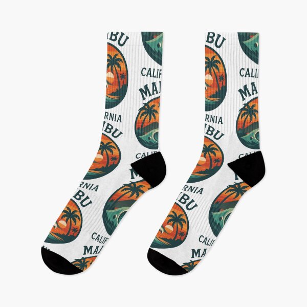 Item preview, Malibu - California (with Black Lettering) designed and sold by VelvetRoom.