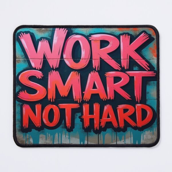 Item preview, Work Smart Not Hard Grafitti Design designed and sold by StreetWave01.