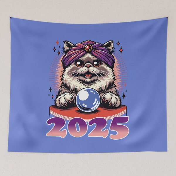 Item preview, Exotic Persian cat fortune teller 2025 designed and sold by BritishDelights.