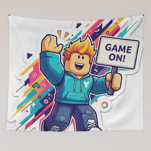 Item preview, Roblox Sticker – Bold Digital Protest Art designed and sold by eyesasdaggers.
