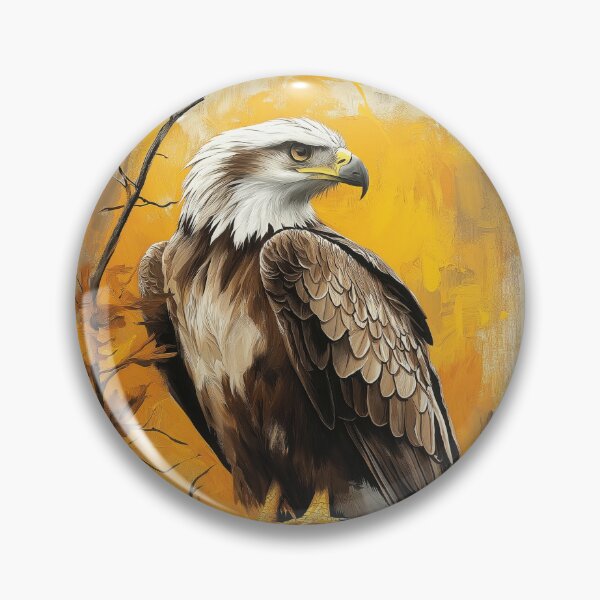 Item preview, Stunning Bald Eagle Painting for Home & Office designed and sold by LazyOwlStore.
