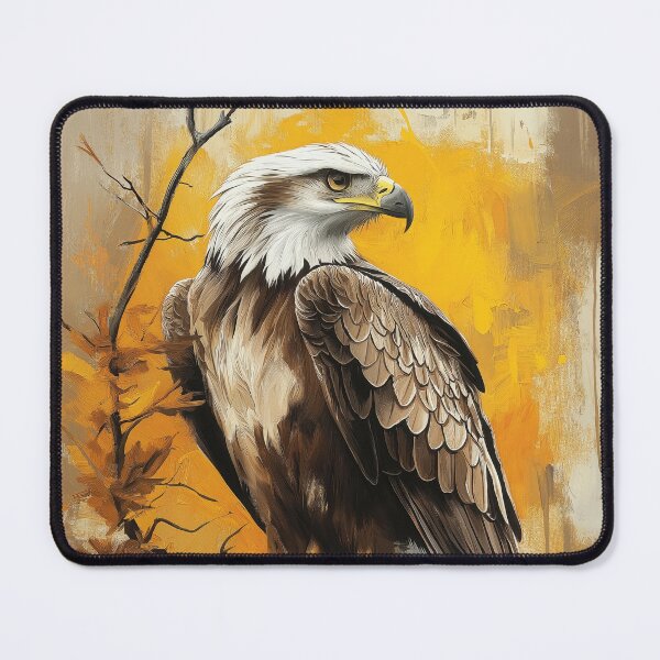 Item preview, Stunning Bald Eagle Painting for Home & Office designed and sold by LazyOwlStore.