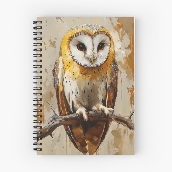Item preview, Stunning Barn Owl Painting for Home & Office designed and sold by LazyOwlStore.