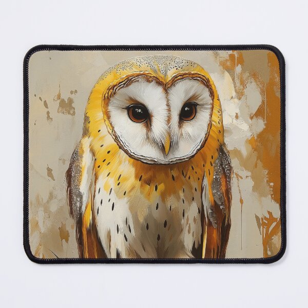 Item preview, Stunning Barn Owl Painting for Home & Office designed and sold by LazyOwlStore.