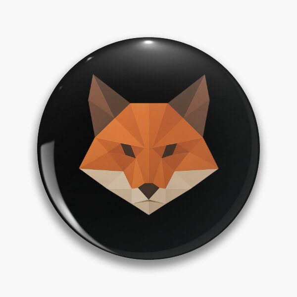 Item preview, Geometric Fox Face - Modern Low Poly Animal Art designed and sold by OnPointOutfits.