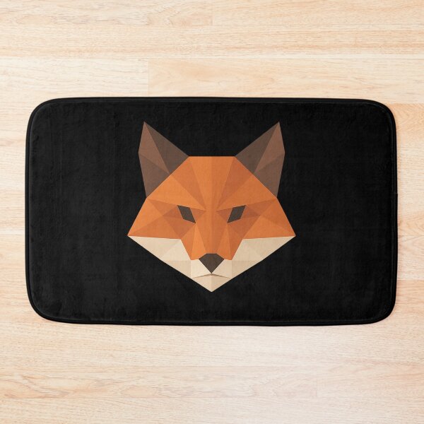 Item preview, Geometric Fox Face - Modern Low Poly Animal Art designed and sold by OnPointOutfits.
