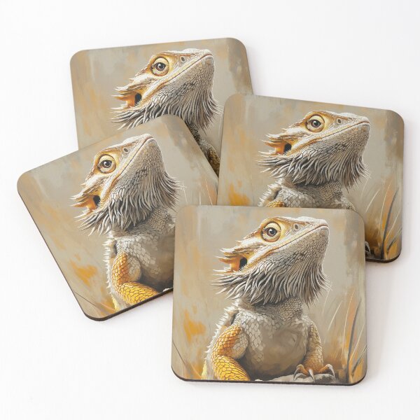 Item preview, Stunning Bearded Dragon Painting for Home & Office designed and sold by LazyOwlStore.