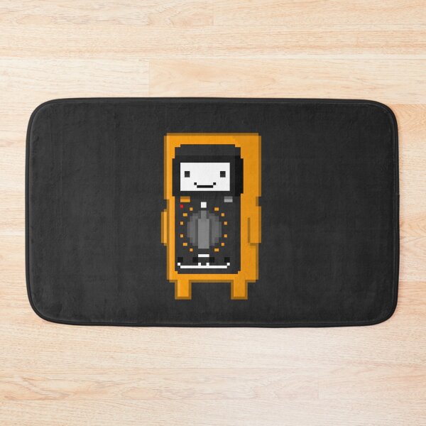 Item preview, Voltino the Cute Pixel Multimeter – Electrical Engineering Mascot designed and sold by Dugolivia.