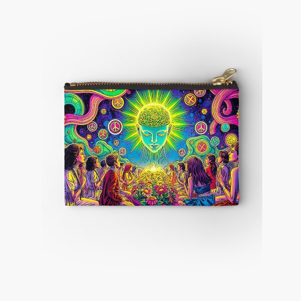 Item preview, Machine God Cult – Vintage 60s Psychedelic AI Hippie Art designed and sold by Mark Fischer.