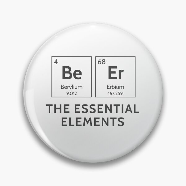 Item preview, Beer: The Essential Elements – Funny Periodic Table Chemistry Design designed and sold by doingly.