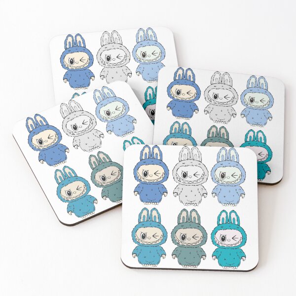 Item preview, Blue labubu pack designed and sold by Galaxy Artz.