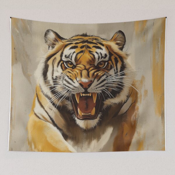 Item preview, Stunning Tiger Painting for Home & Office designed and sold by LazyOwlStore.