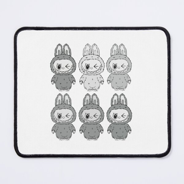 Item preview, Greyscale labubu pack designed and sold by Galaxy Artz.